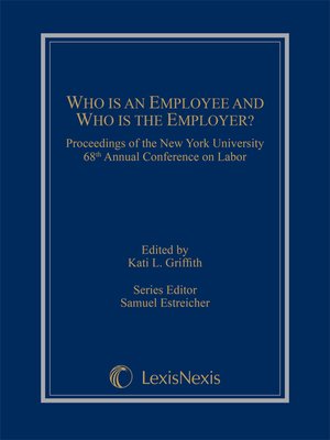 cover image of Who is an Employee and Who is the Employer?